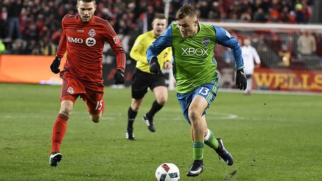 Zavaleta and the LA Galaxy visit the Seattle Sounders