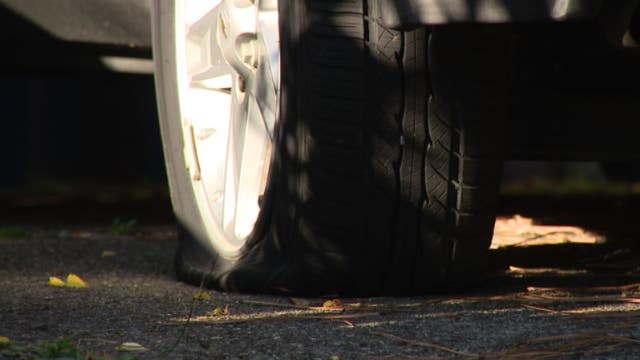 ‘He was stabbing tire after tire': Neighbors in Seattle’s Seward Park dealing with serial tire slasher