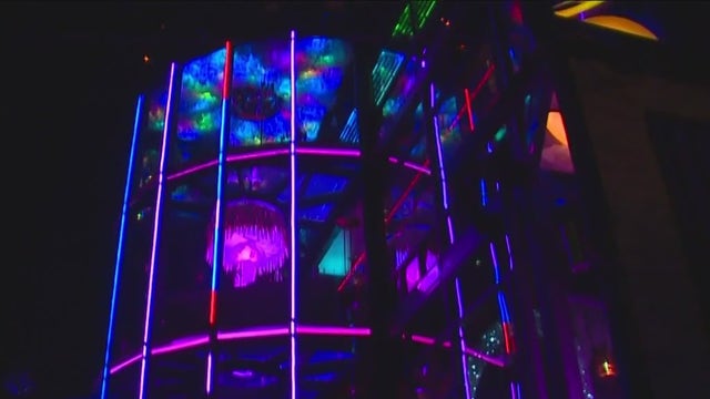 Take a tour of the eye-catching home next to I-5 in Seattle