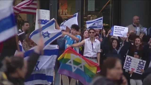‘Israel is in our hearts’; Pro-Israel rally pulls hundreds of supporters to downtown Bellevue