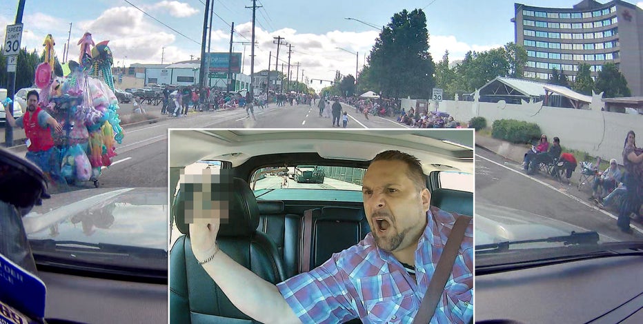 Watch: Wild dashcam video shows man plow through parade route