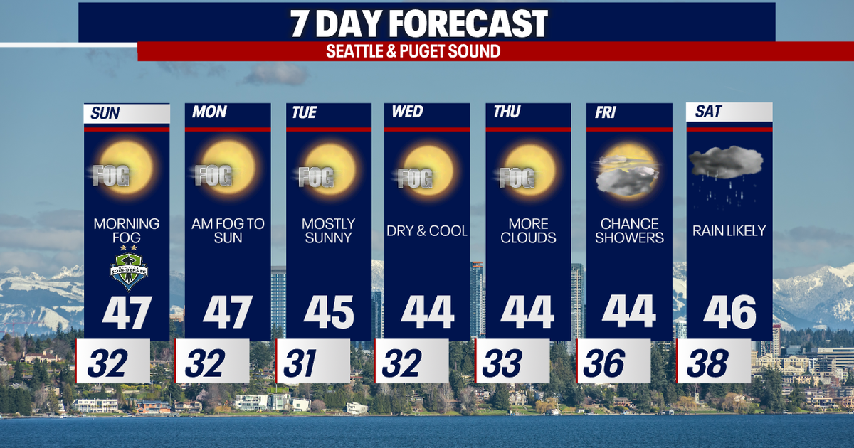 Patchy fog and frost tonight, mostly sunny Sunday | FOX 13 Seattle