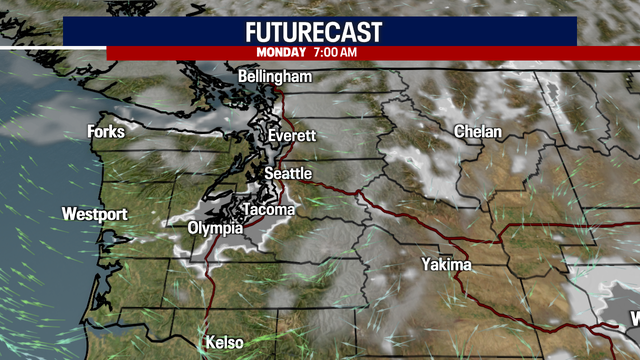 Seattle weather: Frost and fog overnight, mostly sunny and cool Monday