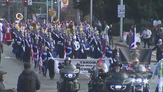Thousands participate in Auburn's annual Veterans Day Parade
