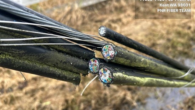 Vandalized cable lines cause service outage to some Xfinity customers in Washington state