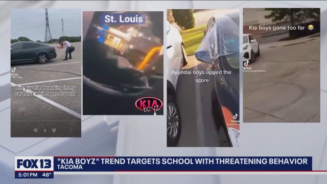 ‘Kia Boyz’ social media trend prompts armed carjacking in Tacoma, threats to school