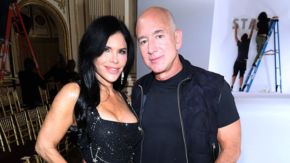 FILE - Lauren Sanchez and Jeff Bezos attend the Staud fashion show during New York Fashion Week at The Plaza Hotel on Sept. 10, 2023, in New York City. (Photo by Paul Morigi/Getty Images)