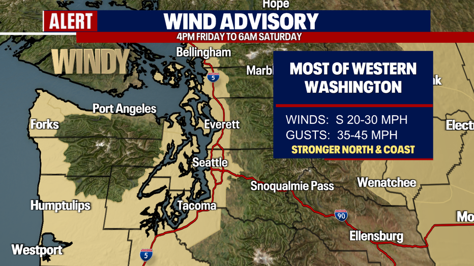 Friday Night Storm To Bring Wind, Rain And Mountain Snow To Western ...