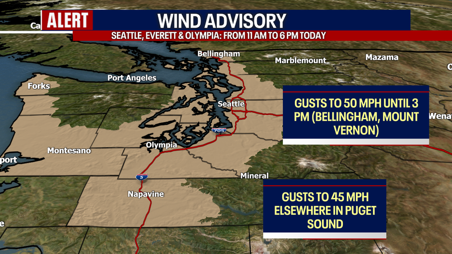 Rainy, Gusty Weather Saturday For Western Washington | FOX 13 Seattle