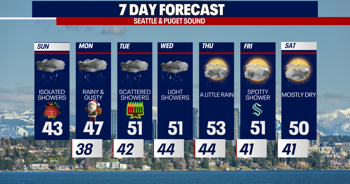 Rainy and gusty weather for Christmas in Seattle | FOX 13 Seattle