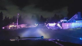 Man allegedly high on fentanyl leads police on chase through Renton, hits patrol and parked cars