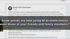Everett Police warn of AI voice-cloning phone scam after case reported in Snohomish County