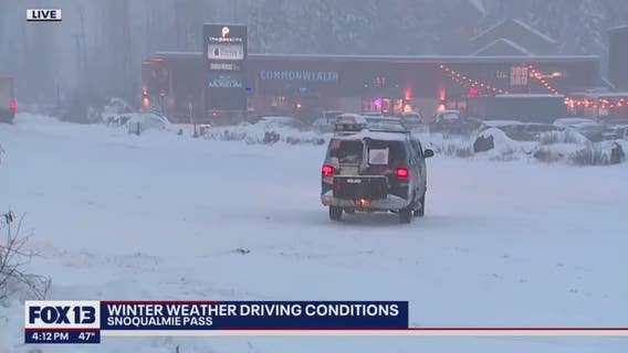 Feet of mountain snow possible this weekend, WSDOT urges drivers to be prepared