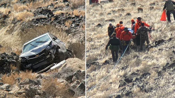 Elderly woman 'miraculously' rescued after car careened down ravine, leaving her stranded for 4 days