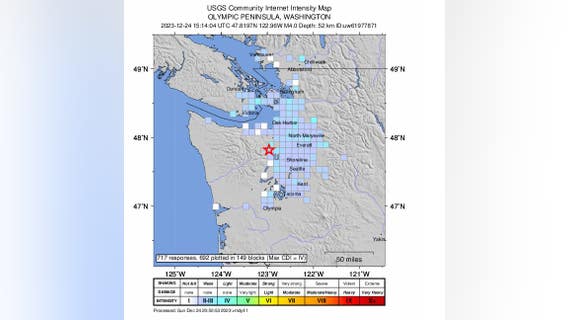 4.0 magnitude earthquake reported near Quilcene