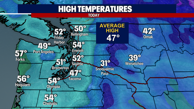 Seattle weather: Calm, dry weekend ahead