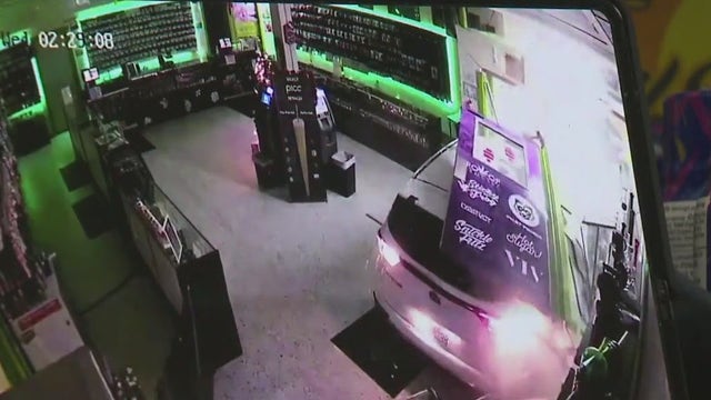 ‘Someone needs to crack down on this:' Everett pot shop the latest target of early morning crash and grab