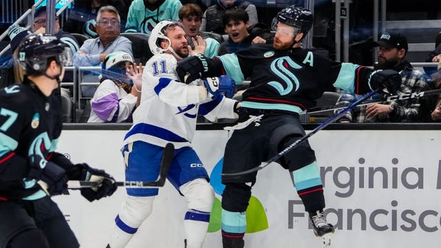 Nikita Kucherov scores twice as Kraken lose seventh straight in 4-3 OT loss to Lightning