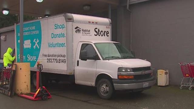Thief steals newly-purchased box truck from Habitat for Humanity in Tacoma on Christmas Eve