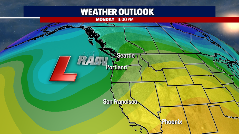 Staying dry until Wednesday night in the Puget Sound area
