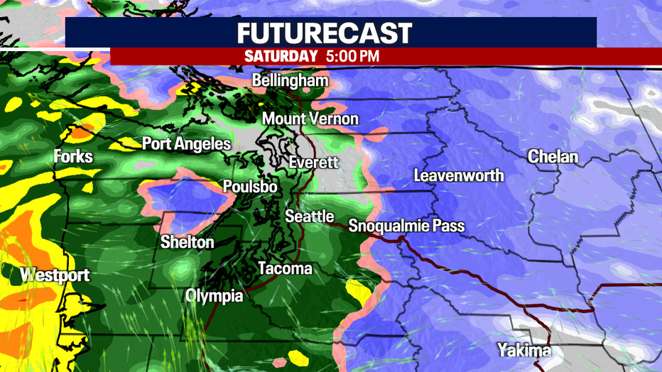 Heavy rain & mountain snow returns Saturday | FOX 13 Seattle