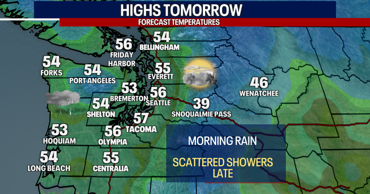 Seattle Weather: Showers tapering off Thursday | FOX 13 Seattle
