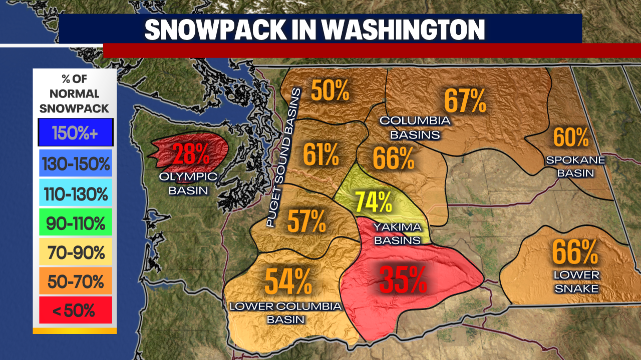 Seattle Weather First Week Of 2024 Brings Cool Showers And Mountain   Snowpack Washington Plus Facts 