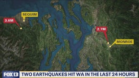 3.6-magnitude earthquake hits near Sequim, Washington