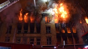 Crews battling building fire in Seattle's First Hill neighborhood