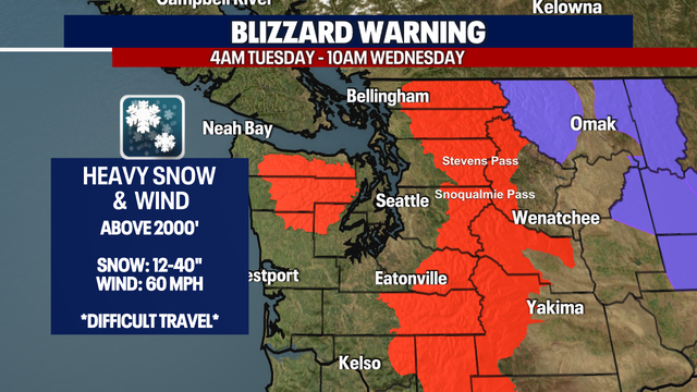 Seattle Weather: Active week ahead with rain, heavy mountain snow, frigid temps