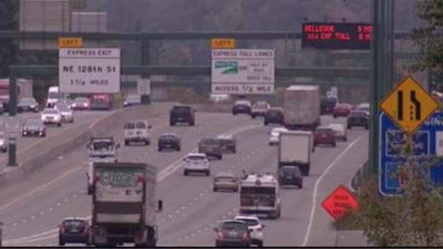 I-405 and SR 167 tolling: Maximum rates to increase to $15 starting March 1
