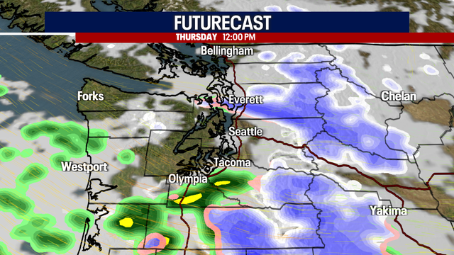 Seattle Weather: Mixed rain & snow showers possible Thursday