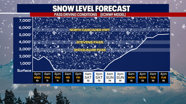 Frigid temperatures to hit Western Washington late week