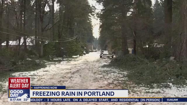 An ice storm bears down on the Pacific Northwest as East and South battle bitter cold