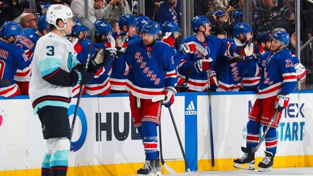Blake Wheeler, Kappo Kakko carry Rangers to 5-2 win over Kraken