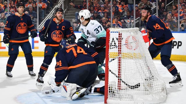 NHL suspends Kraken's Yanni Gourde for two games for charging Oilers defenseman Mattias Ekholm