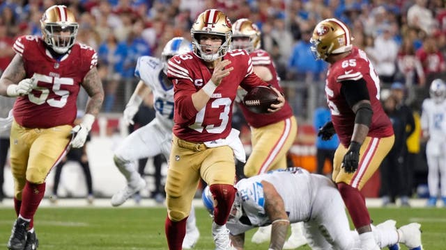 Brock Purdy, 49ers rally from 17 points down, beat Lions 34-31 to advance to Super Bowl