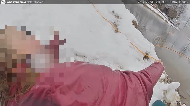 Vermont State Trooper plunges into freezing waters to save 8-year-old: video