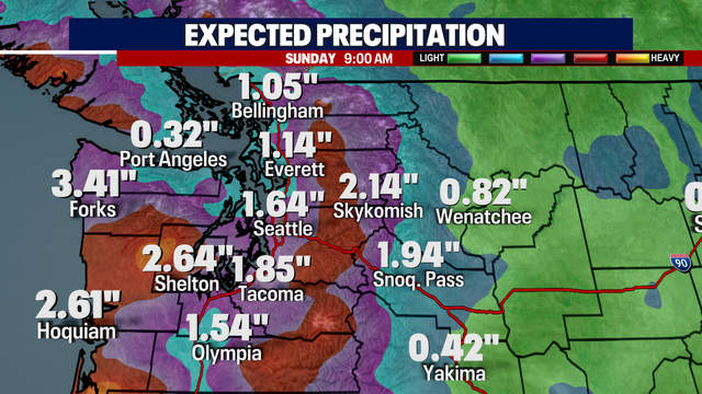 Seattle weather: Wet and mild weekend ahead, river flooding possible early next week