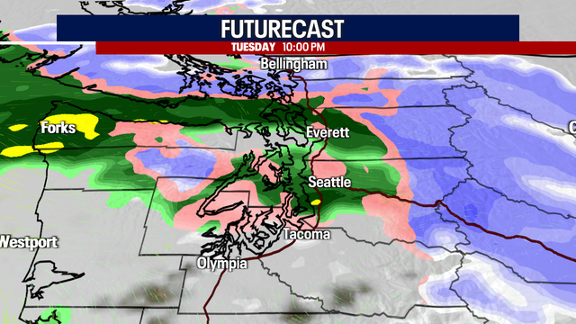 Seattle weather: Freezing rain, snow and ice possible Tuesday into early Wednesday
