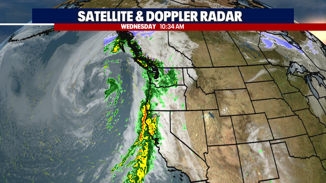 Seattle weather: Widespread rain showers continue through Thursday