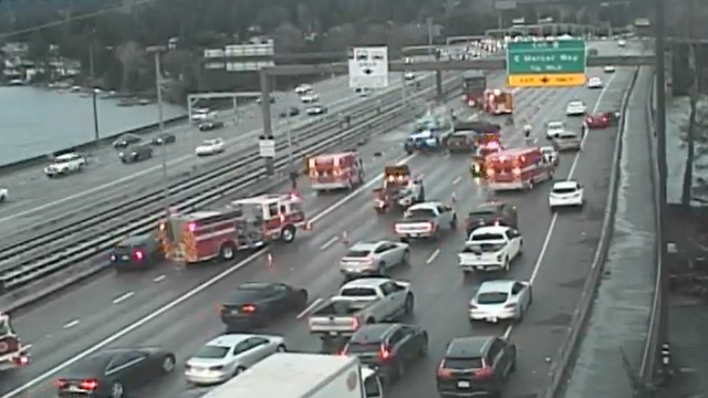 Multi-vehicle crash on I-90 clear, lanes reopened