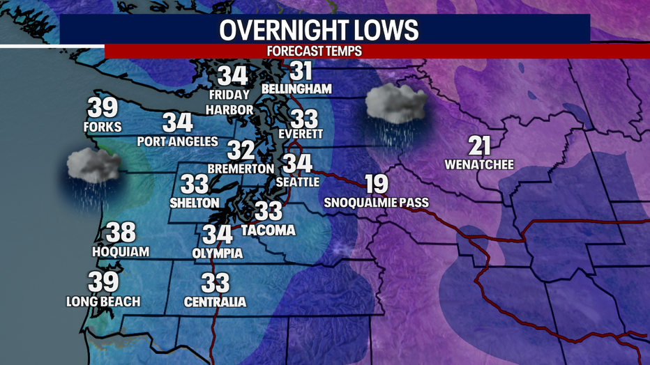 Seattle Weather: Showers overnight, Drier afternoon Friday | FOX 13 Seattle