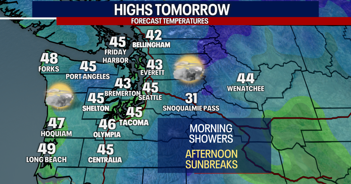 Seattle Weather: Dry and cooler Friday | FOX 13 Seattle