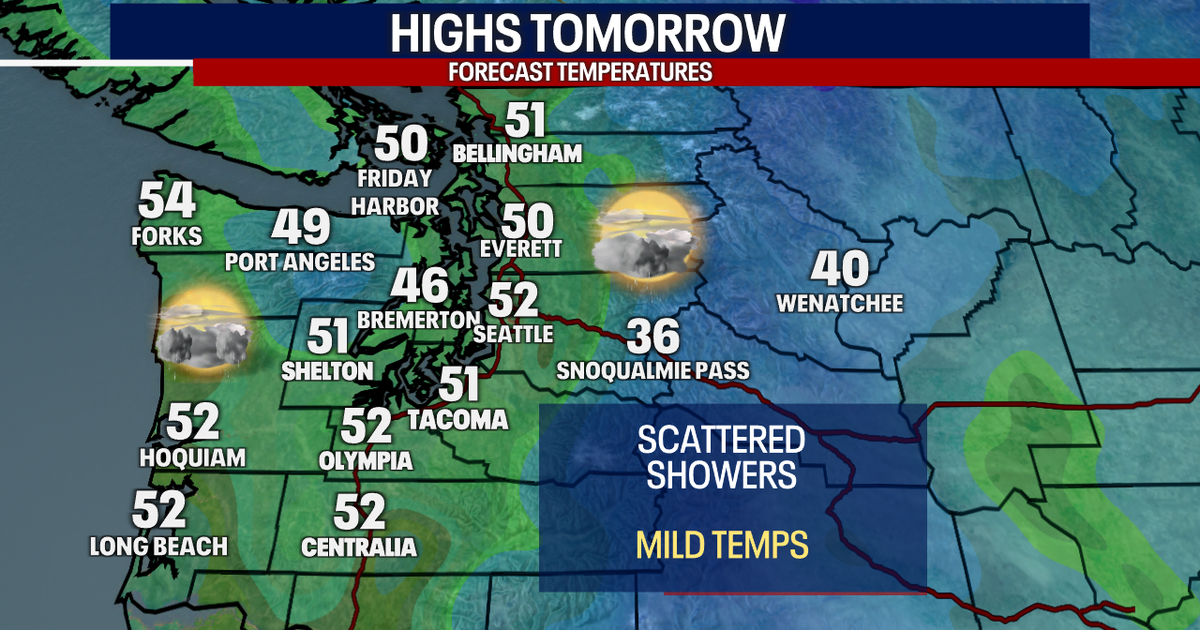Seattle weather: A few showers to start the work week | FOX 13 Seattle