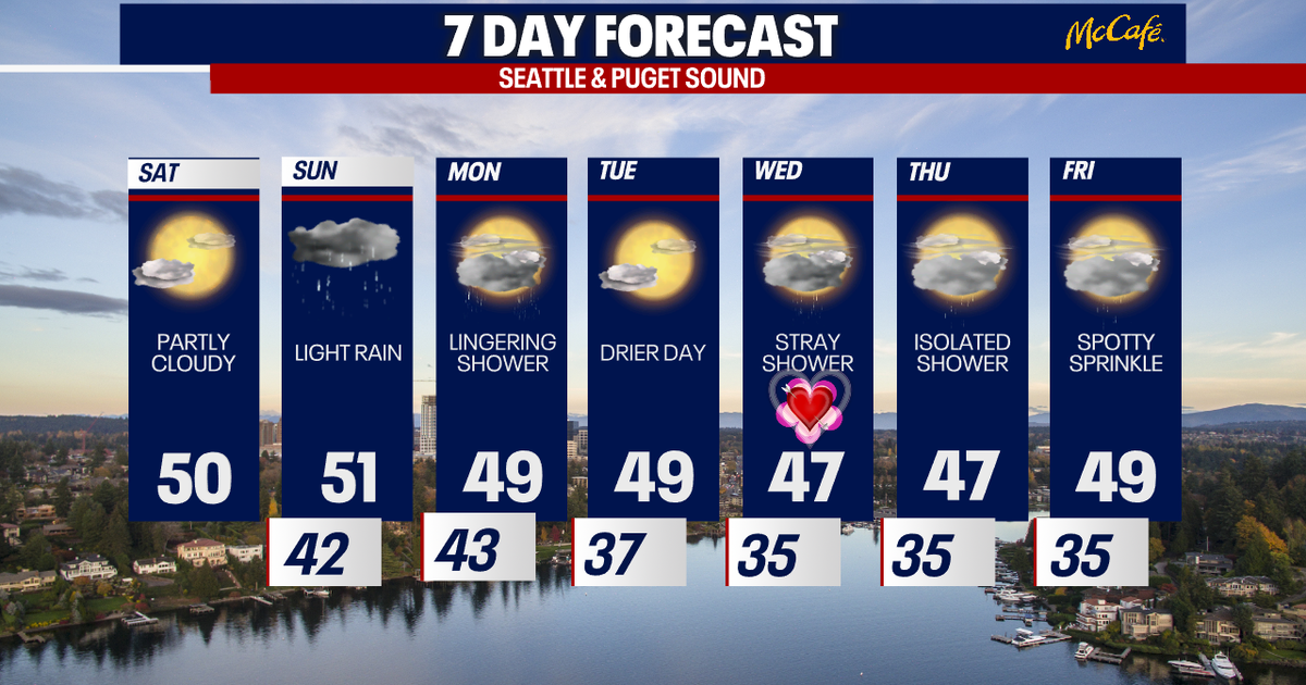 Seattle weather: Dry Saturday with rain returning Sunday | FOX 13 Seattle