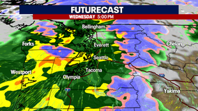 Seattle weather: Heavy rain, gusty winds and mountain snow Wednesday