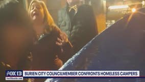 Burien Councilmember’s heated exchange with unhoused people caught on camera