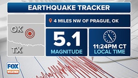Oklahoma earthquake: 5.1 magnitude quake felt statewide