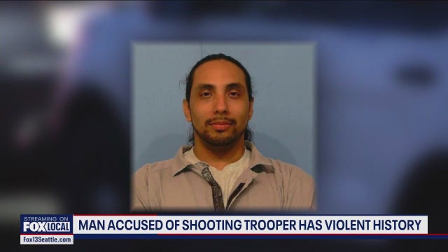 Suspect in Kent trooper shooting being held on no-bail DOC warrant